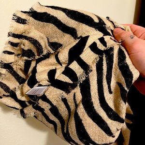 Straight to Hell zebra scarf